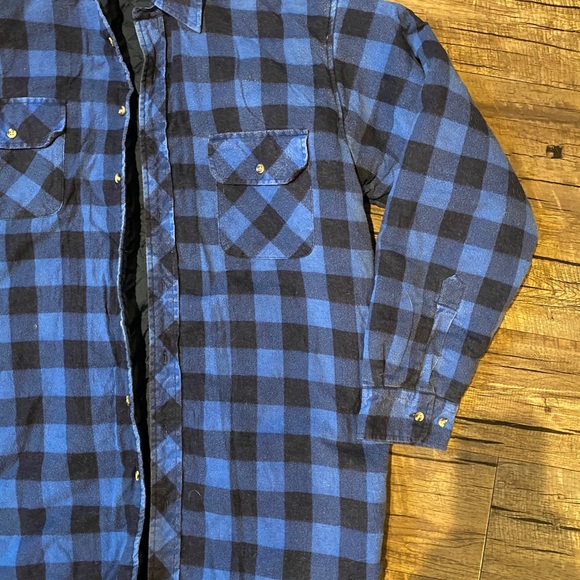 Outdoor Exchange Blue Plaid Jacket - Picture 3 of 7